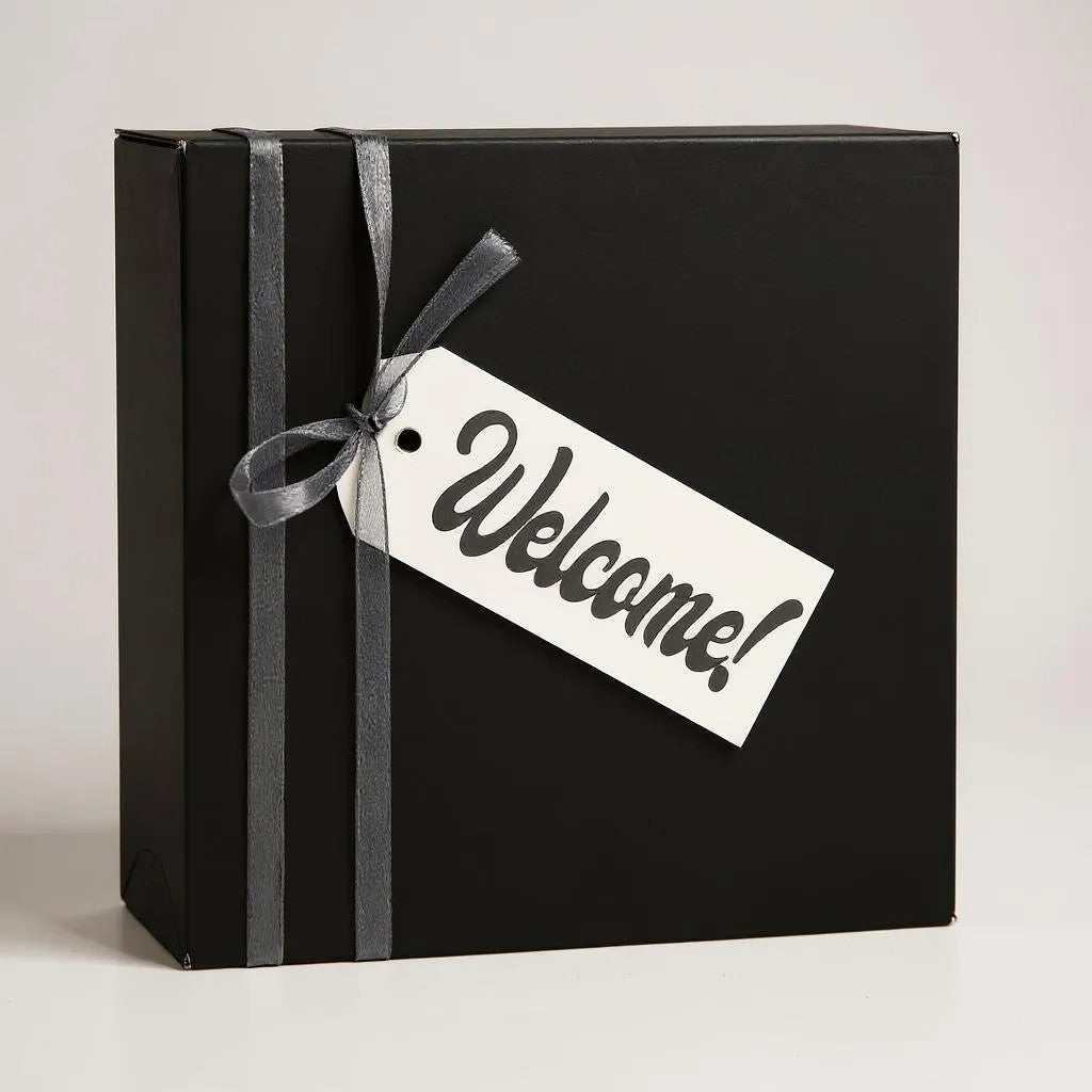 Black Magnetic Box Welcome Package