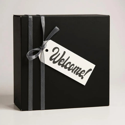 Black Magnetic Box Welcome Package