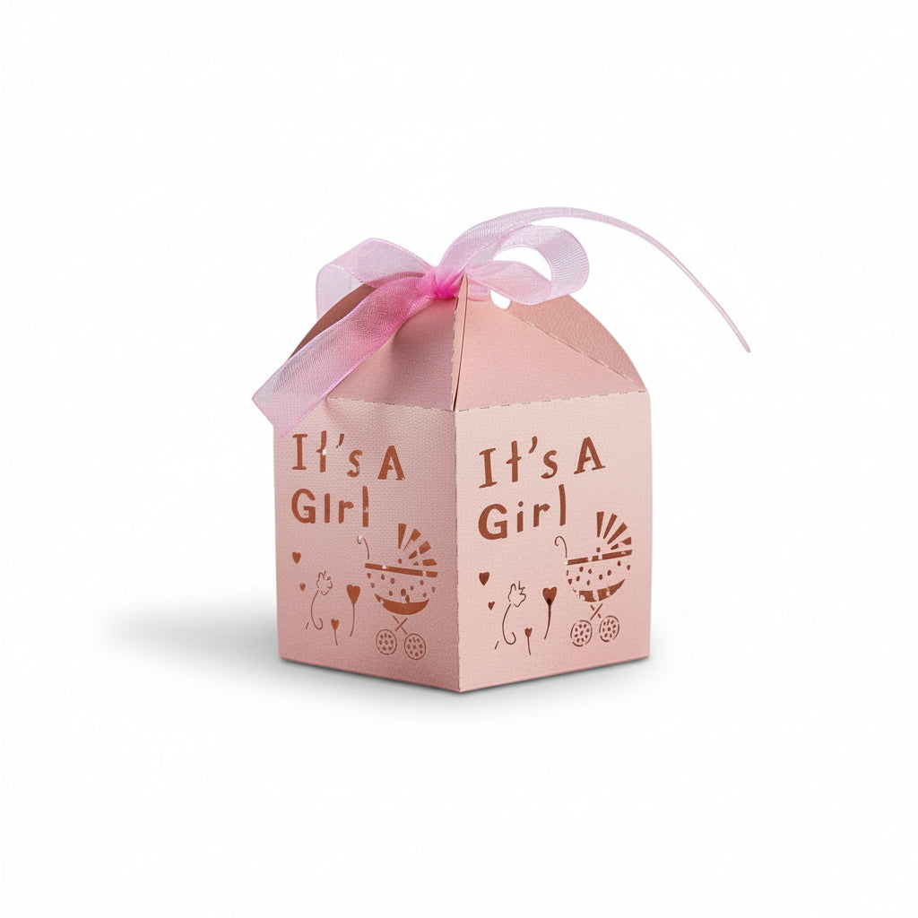 Baby Laser Cut Favor Boxes
